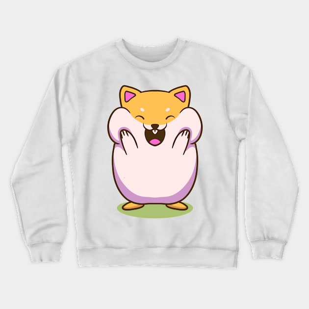 Cute Hamsters Crewneck Sweatshirt by yuniartwork